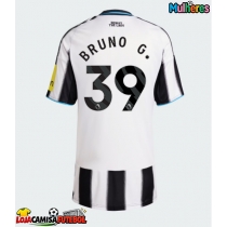 Camisa de Futebol Newcastle United Bruno Guimaraes #39 Equipamento Principal Mulheres 2025-26 Manga Curta